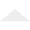 Ekena Millwork Richland Architectural Grade PVC Gable Bracket, 36"W x 15"H x 2"D x 6"F, 10/12 Pitch GBP036X15X0206RIC00 - alternate 2